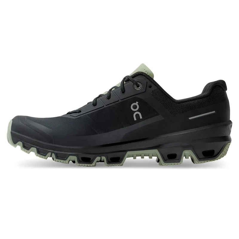 On Running Men's Cloudventure Running Shoes in Black/Reseda -2